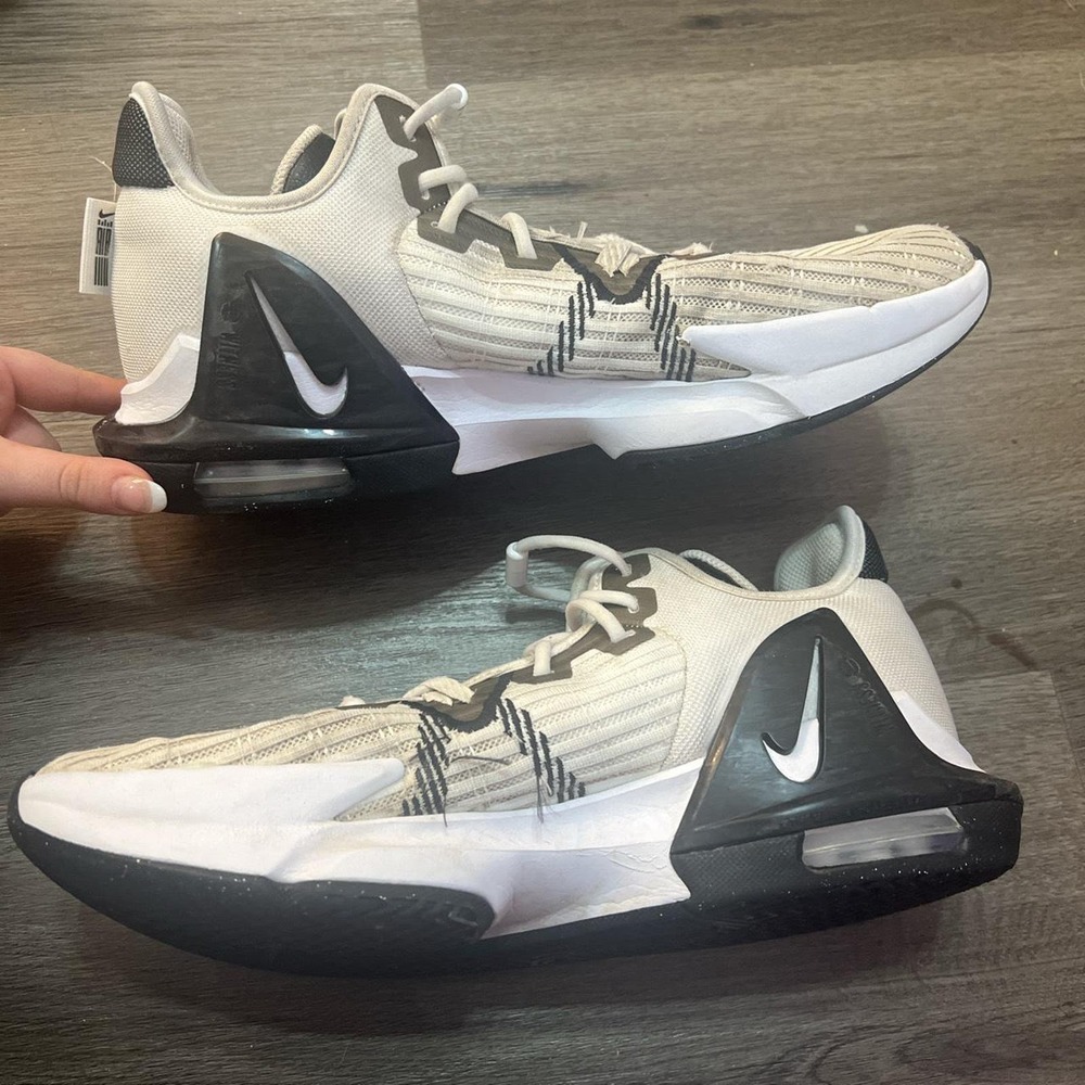 White nike lebron witness